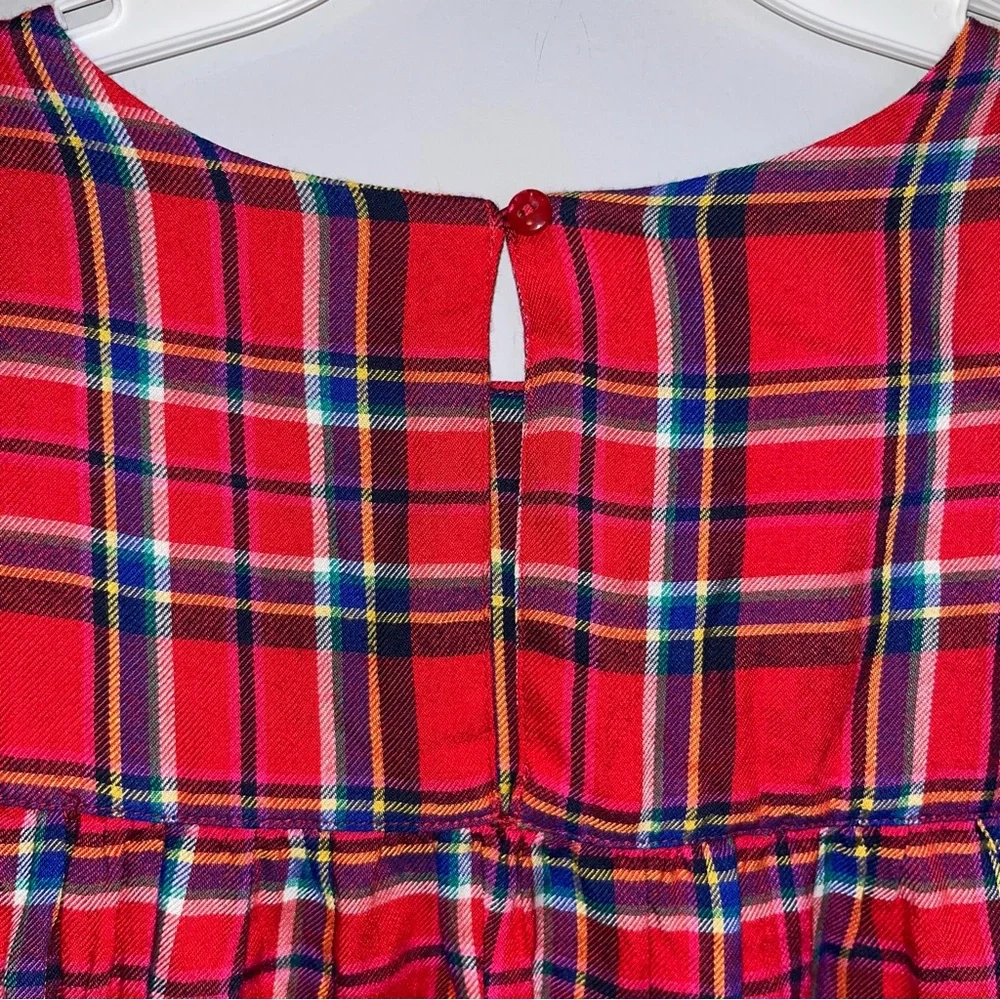 Gymboree Red Plaid Kids Blouse
